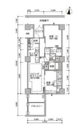 東雲キャナルコートCODAN 21-1006 間取り図