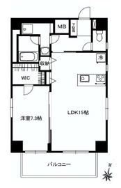 エルミタージュ原宿 601 間取り図