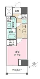 ザ・パークワンズ門前仲町 6階 間取り図