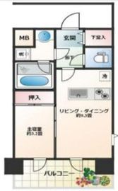 ピアース渋谷ウエスト 12階 間取り図