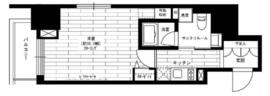 グランドコンシェルジュ六本木 12階 間取り図