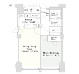 ラ・トゥール千代田 2311 間取り図