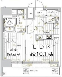 レガリス品川サウス 11階 間取り図