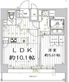 レガリス品川サウス 11階 間取り図