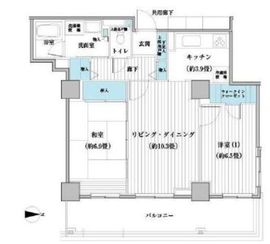 ベルタワー 1607 間取り図