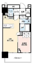 ミッドタワーグランド 10階 間取り図