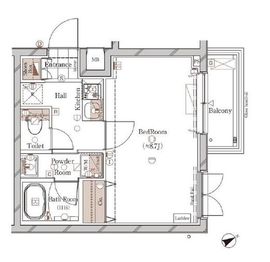 ガリシア上目黒 3階 間取り図