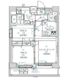 アルテシモヴィコロ 10階 間取り図