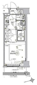 リルシア北新宿 503 間取り図