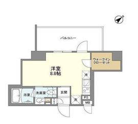 バウスフラッツ品川大井町 311 間取り図