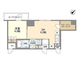 バウスフラッツ品川大井町 409 間取り図