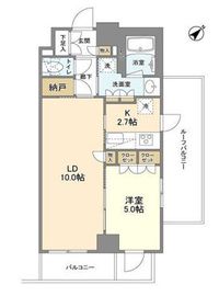 バウスフラッツ品川大井町 501 間取り図