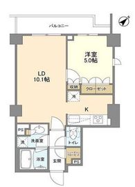 バウスフラッツ品川大井町 110 間取り図