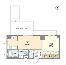 バウスフラッツ品川大井町 408 間取り図