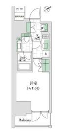 ザ・パークワンズ門前仲町 4階 間取り図