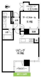 ココスペース麻布十番 302 間取り図