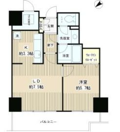 トレステージ目黒 906 間取り図