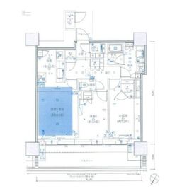 ザ・コート神宮外苑 8階 間取り図