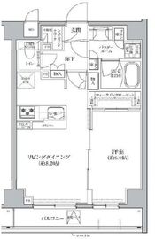 リルシア北新宿 501 間取り図