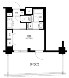 ピアース西馬込 1階 間取り図