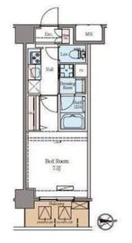 ラグゼナ秋葉原 703 間取り図