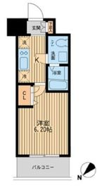 エコロジー潮見レジデンス 508 間取り図