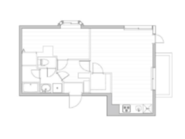 バルゴ麻布 402 間取り図