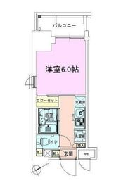 門前仲町レジデンス伍番館 1101 間取り図