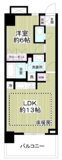 浅草タワー 26階 間取り図