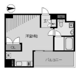 ラ・ストーリア芝浦 202 間取り図