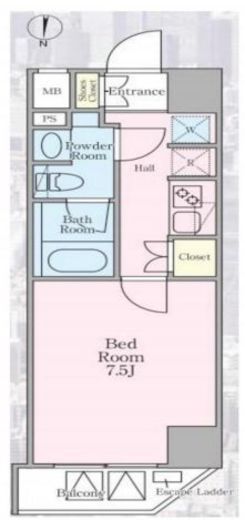 ハイズ住吉 1003 間取り図