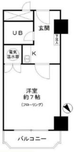 飯倉ヒルズ 4階 間取り図