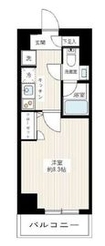 MAXIV北糀谷 5階 間取り図