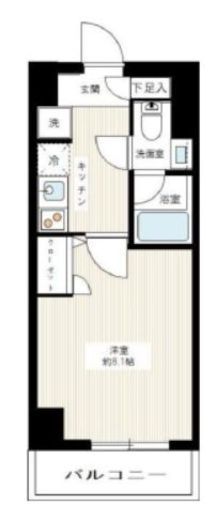 MAXIV北糀谷 3階 間取り図
