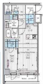 MAXIV北糀谷 1階 間取り図