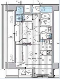 MAXIV北糀谷 6階 間取り図