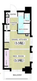 ライオンズマンション西麻布シティ 7階 間取り図