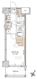 ブランシエスタ森下 607 間取り図