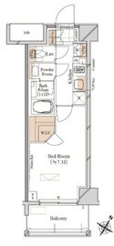 ブランシエスタ森下 708 間取り図