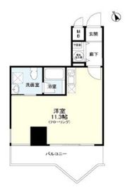アクティブタワー市谷 901 間取り図