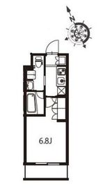 アジールコート東大井 318 間取り図