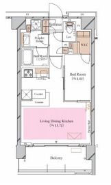 ブランシエスタ糀谷 602 間取り図