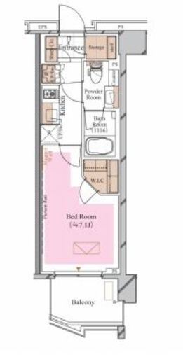 ブランシエスタ糀谷 307 間取り図