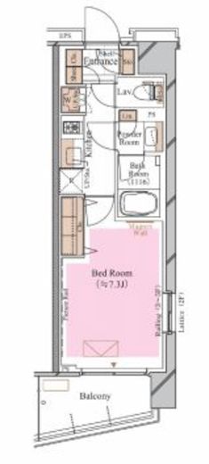 ブランシエスタ糀谷 209 間取り図
