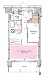 ブランシエスタ糀谷 502 間取り図