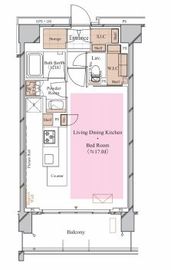 ブランシエスタ糀谷 213 間取り図