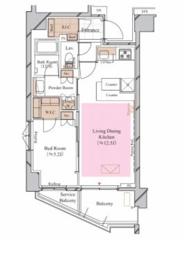 ブランシエスタ糀谷 514 間取り図