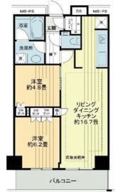 ザ・パークハウス新宿タワー 14階 間取り図