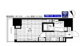 グランドコンシェルジュ六本木 10階 間取り図