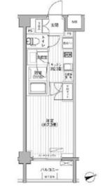 プラネソシエ大森山王 309 間取り図